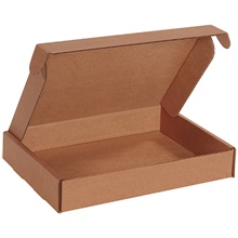 12 1/8 x 9 1/4 x 2" Kraft Deluxe Literature Mailer image