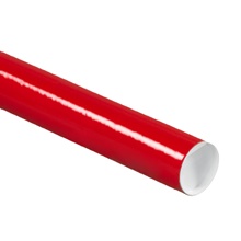 2 x 6" Red Tubes with Caps image