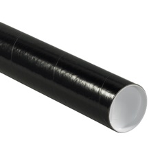 3 x 12" Black Tubes with Caps image