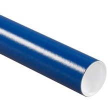 3 x 12" Blue Tubes with Caps image