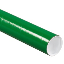 3 x 12" Green Tubes with Caps image