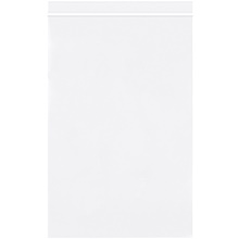 6 x 9" - 2 Mil White Reclosable Poly Bags image