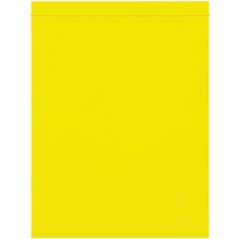 8 x 10" - 2 Mil Yellow Reclosable Poly Bags image