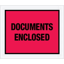 10 x 12" Red "Documents Enclosed" Envelopes image