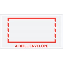5 1/2 x 10" Red Border "Airbill Envelope" Document Envelopes image