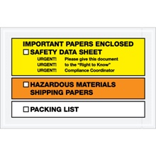 6 1/2 x 10" "Important Papers Enclosed" SDS Envelopes image