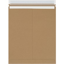 12 3/4 x 15" Kraft Self-Seal Stayflats Plus® Mailers image