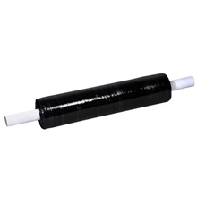 20" x  80 Gauge x 1000' Black Extended Core Opaque Stretch Film image