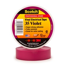 3/4" x 66' Violet Scotch® Vinyl Color Coding Electrical Tape 35 image