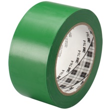 1" x 36 yds. Green 3M General Purpose Vinyl Tape 764 image