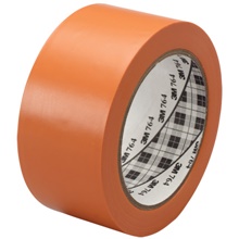 1" x 36 yds. Orange 3M General Purpose Vinyl Tape 764 image