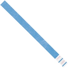 3/4 x 10" Blue Tyvek® Wristbands image