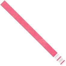 3/4 x 10" Pink Tyvek® Wristbands image