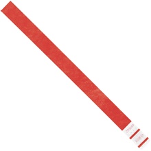 3/4 x 10" Red Tyvek® Wristbands image