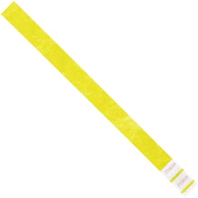3/4 x 10" Yellow Tyvek® Wristbands image