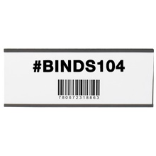 3 x 6" Magnetic C-Channel Cardholders image